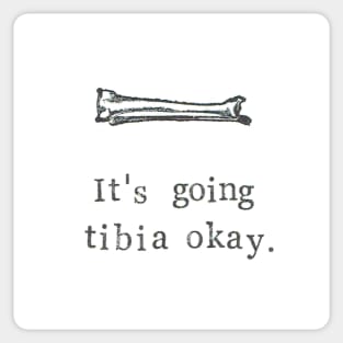 It's Going Tibia Okay Sticker